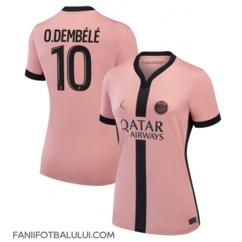 Paris Saint-Germain Ousmane Dembele #10 Tricou Fotbal Replică 2024-25 Femei Treilea